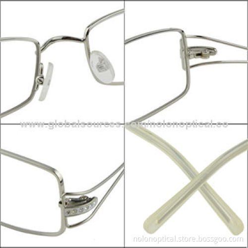 Stainless steel Full-Rim with Fold End-piece Women's Eyeglass FramesNew
